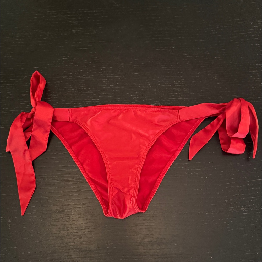 Victoria Secret bow Satin red panties